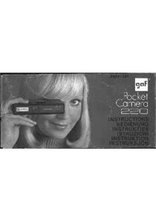 GAF 220 Pocket manual. Camera Instructions.